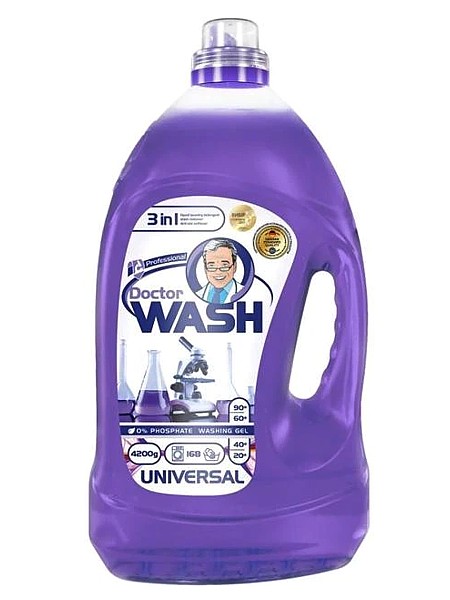 Гель для прання універсальний 4,2л Doctor Wash_1