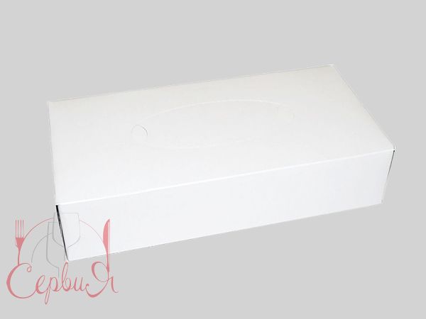 Серветка косметична двошарова біла 100шт в боксі PRO 43106900_2