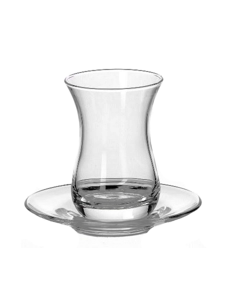 Склянка чайна з блюдцем 160мл Armud 96308_1