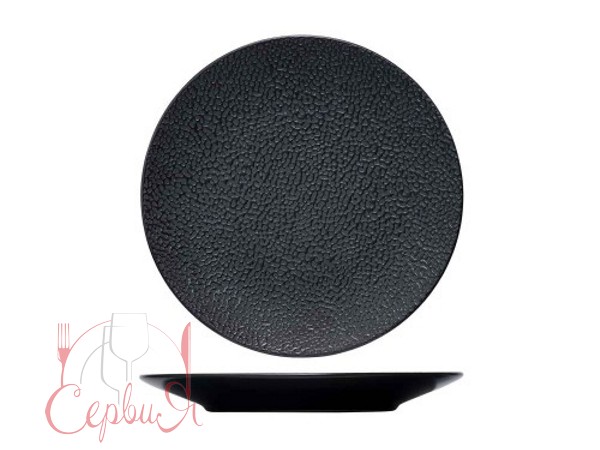 Тарілка дрібна д.26,8см Candy Black C&T 7463027_2