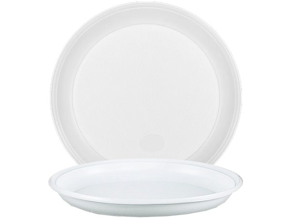 Тарілка 205мм біла 100шт_1