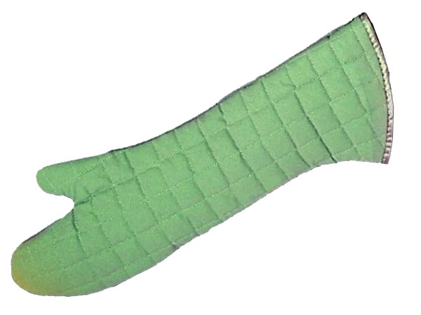 Рукавиця пекарська 43/20см темно-зелена 10059_1