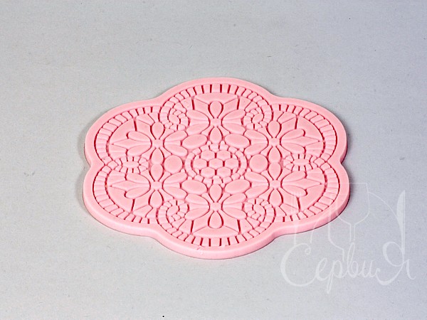 Килимок кондитерський для айсінга 13см Квітка 16819_3