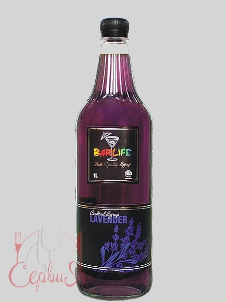 Лаванда сироп 1л (ПЛАСТ.БУТ.) Barlife_2