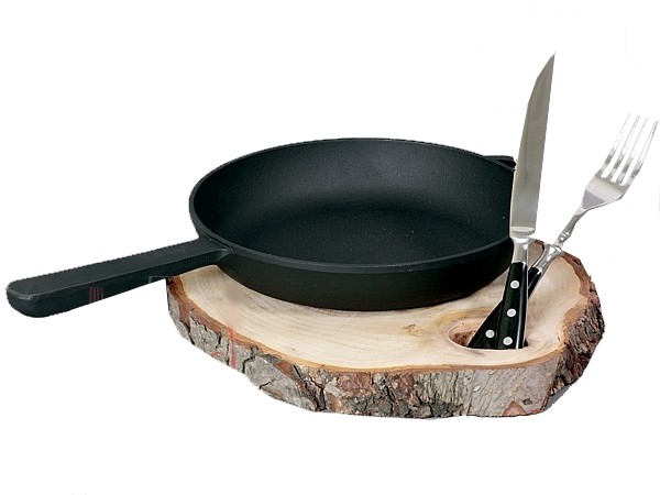 Сковорода д.200мм h35мм литая ручка"Термо" чавун_1