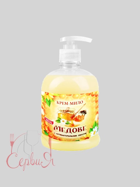 Мило рідке крем 0,5л Медове з антибактибактеріальним ефектом PRO 25471140_2
