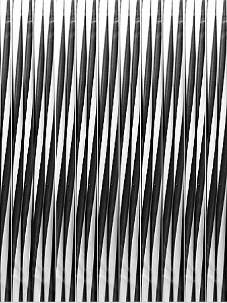 Соломка фреш 23,5смх8мм зі згином гвинтова чорно-біла 100шт СП_2