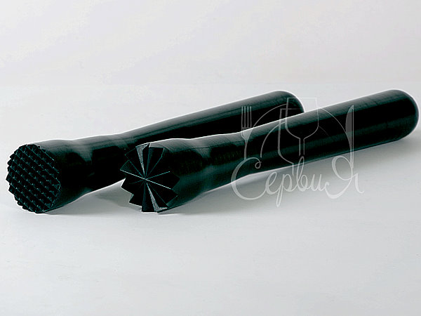 Мадлер товстий 24,2см пластик сніжинка_3