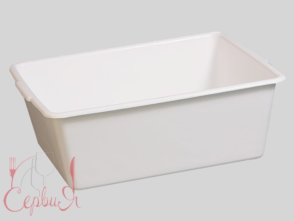 Лоток №5 пластик білий глибокий 44х35х16см 1425 Senyayla_2