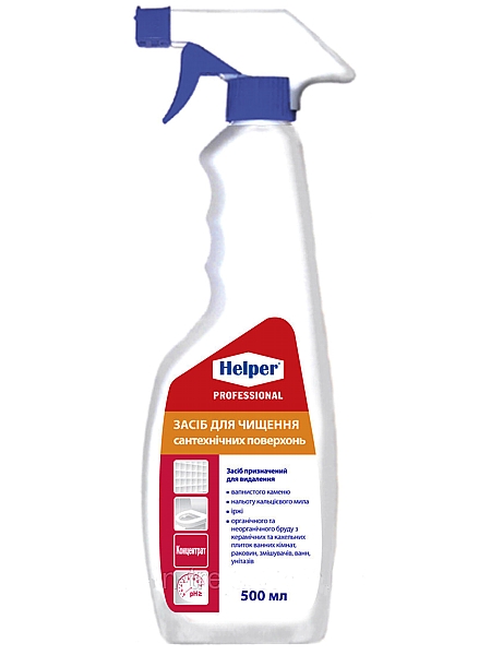 Засіб для чищення сантехнічних поверхонь 500мл Helper 190400068_1