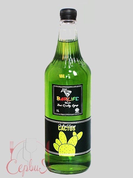 Кактус сироп 1л (ПЛАСТ.БУТ.) Barlife_2
