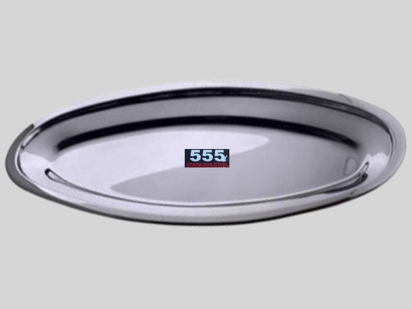 Блюдо овальне металеве 70см_2