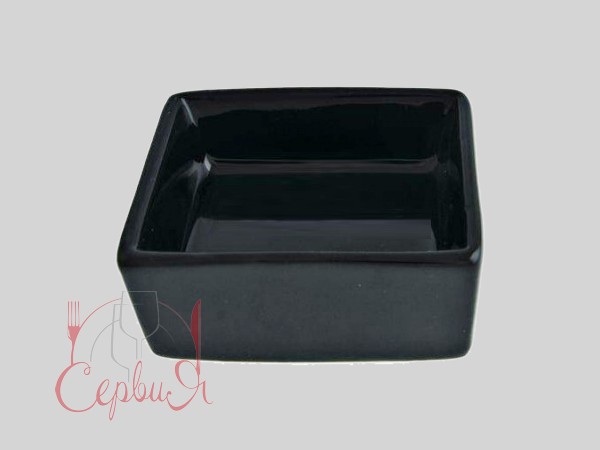 Соусник - розетка 65*65мм 50мл чорна 754089 FUDO_2