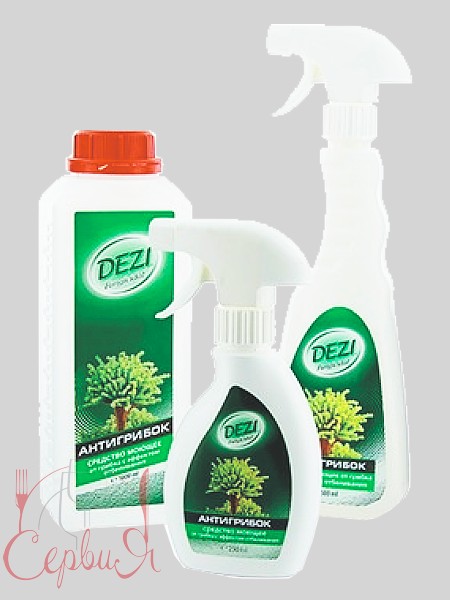 Засіб від грибка і цвілі з ефектом відбілювання Антигрибок 1л DEZI 10134_2