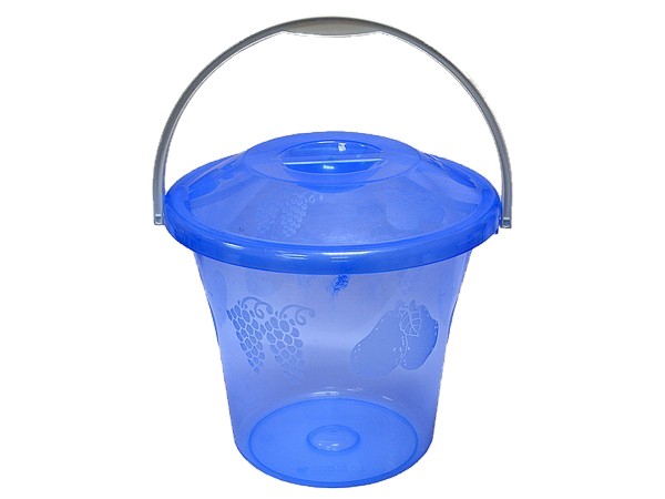 Відро пластиковое з кришкою Елегант 12л 18404_1