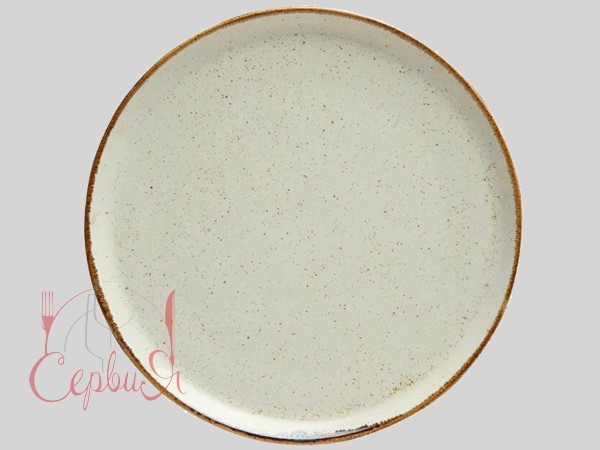 Тарілка дрібна для піци 20см Porland Seasons Beige 162920_2