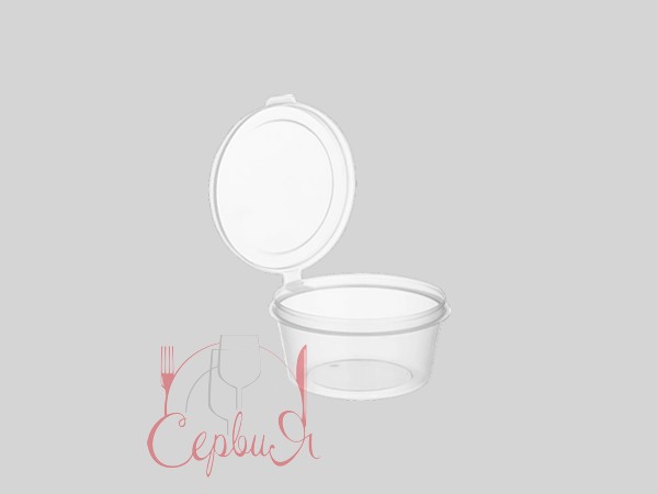 Соусник РР прозор. з кришкою 30мл NEW 80шт 011907_2
