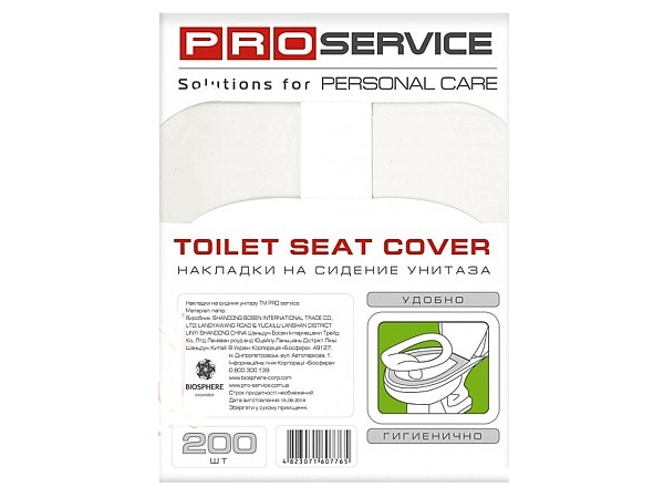 Накладки для унітазу 1/4сложение 200шт PRO 31200250_1