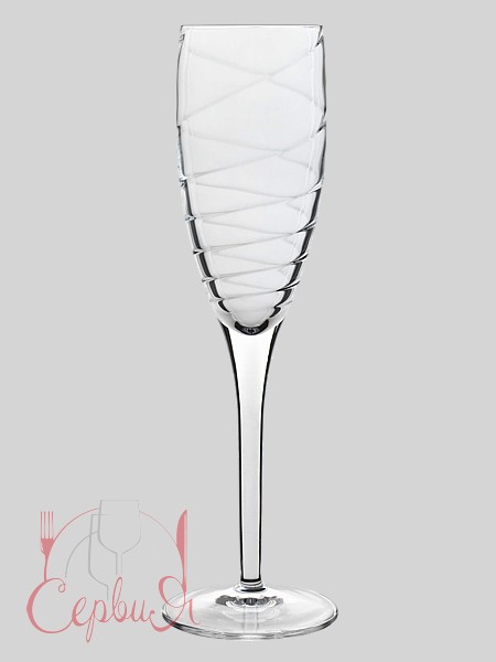 Келих для шампанського 195мл С145 Romantica 10371/01 4шт_2