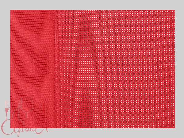 Сет під гаряче вініл 40х35см червоний 17416_2