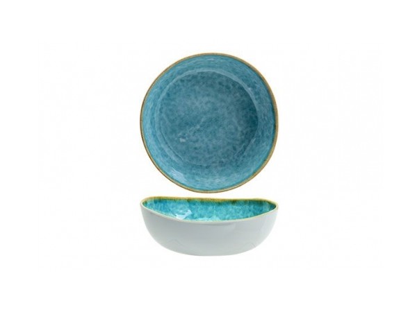 Салатник меламіновий 21х19,5хh6см Laguna Azzurro C&T 7031641_1