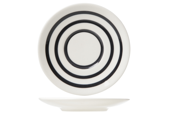 Блюдце д.12см Black Bands C & T 6385041_1