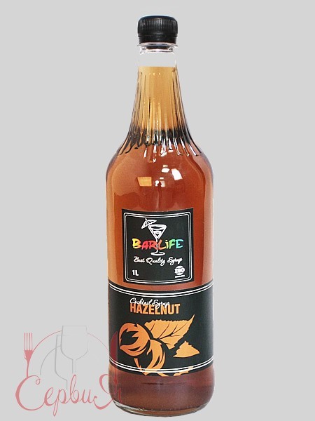 Фундук сироп 1л (ПЛАСТ.БУТ.) Barlife_2