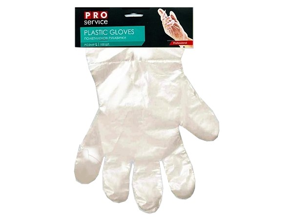 Рукавички п/е прозорі 100шт HDРЕ на планці OPTIMUM PRO 17500560_1