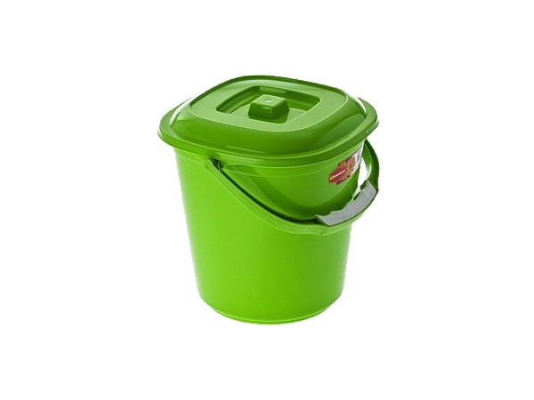 Відро пластикове квадратне з кришкою №1 5л 3050_1