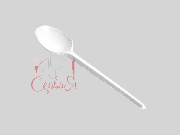 Ложка чайна біла СУПЕР 100шт СТ_2