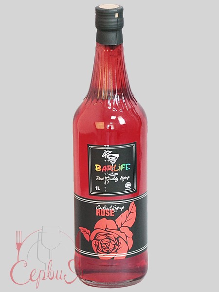 Троянда сироп 1л (ПЛАСТ.БУТ.) Barlife_2