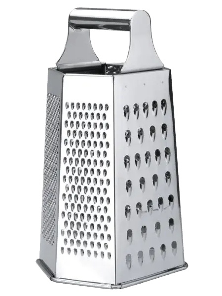 Терка 6-ти гранная нерж.ручка LACOR 60307_1