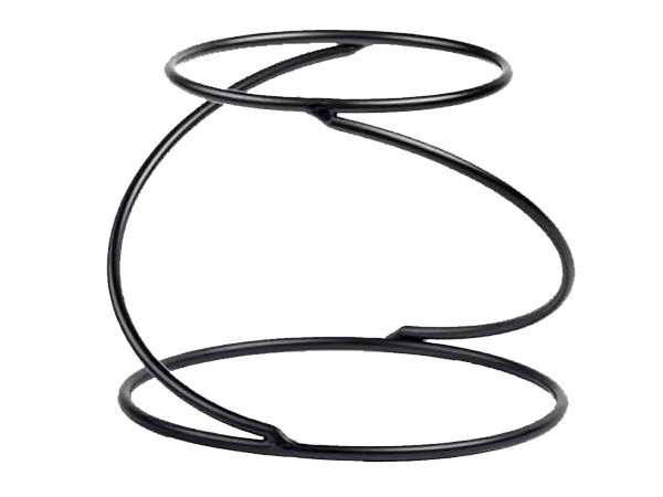 Стійка банкетна Рестам R1 spiral (чорний мат)_1