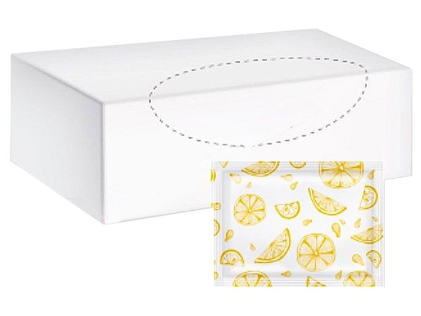 Серветка волога для рук та обличчя в боксі Лимон 80шт PRO 43109500_1