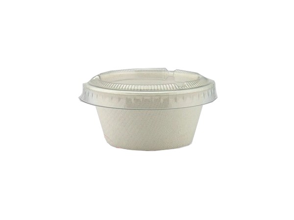 Соусник папер.д.63, h31мм з прозор.кр. 50мл КРАФТ 100шт 030710/030760_1