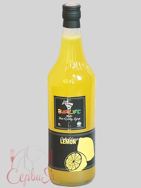 Лимон сироп 1л Barlife_2
