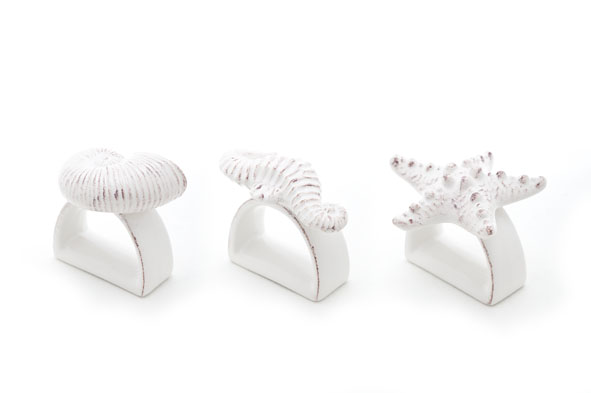 Кільця для серветок фарфор  Море  3шт. 490046_1