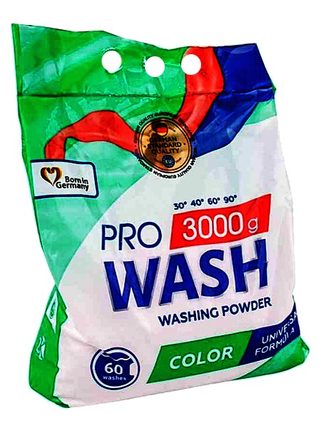 Порошок для прання Color 3кг PRO Wash_1