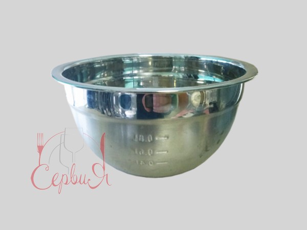 Миска глибока металева д.20см з міркою 18986_2