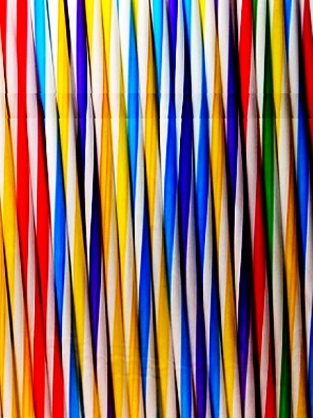 Соломка фреш 23,5смх8мм зі згином гвинтова асорті 100шт СП_1