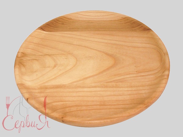 Дошка кругла дерев.с поглибленням д.33см h10мм ДК-52 ВД_2
