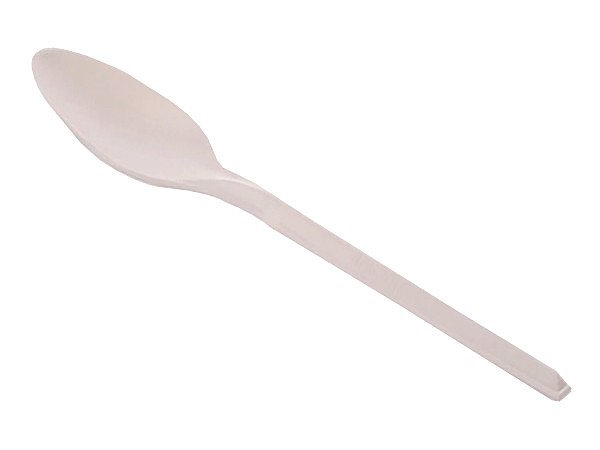 Ложка столова бежева, кукурудз.крахм. 16,5см 100шт 030518 Ек_1