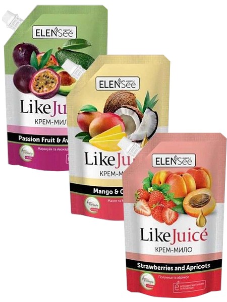 Мило рідке 450мл асорті економ пак ElenSee_1