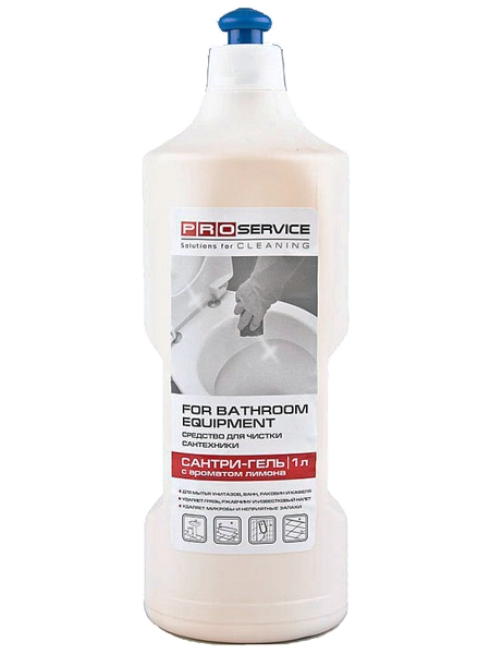 Засіб для миття сантехніки Сантрі-гель Лимон 1л PRO 25472814 OPTIMUM_1