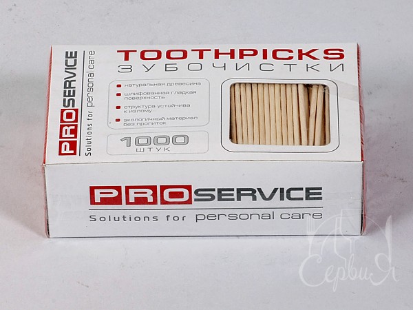 Зубочистки дерев'яні 1000шт PRO 12201511_3