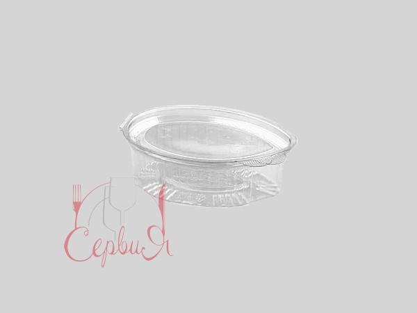 Соусник РЕТ прозор. з кришкою 50мл 100шт 011752_3