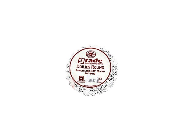 Серветка ажурна д.9см 100шт ПП_1