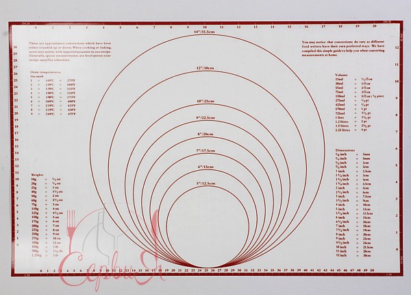 Лист для випікання силікон з розміткою 29х39 17165_3