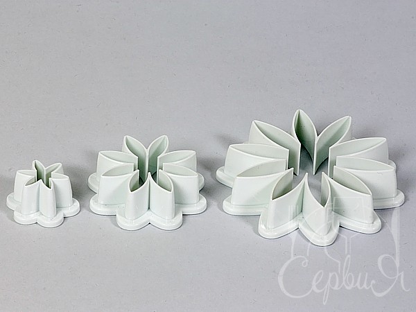 Вирубка кондитерська для мастики з 3-х"Ромашка" 15778_3