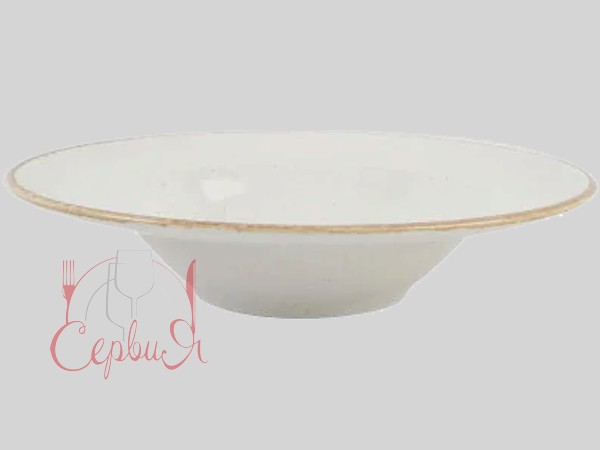 Тарілка для пасти глубока 26см Porland Seasons Beige 173925_2